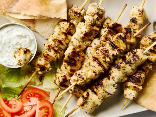BBQ Chicken Souvalki