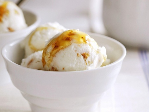 Greek Yogurt Ice Cream with Pine Honey & Nuts